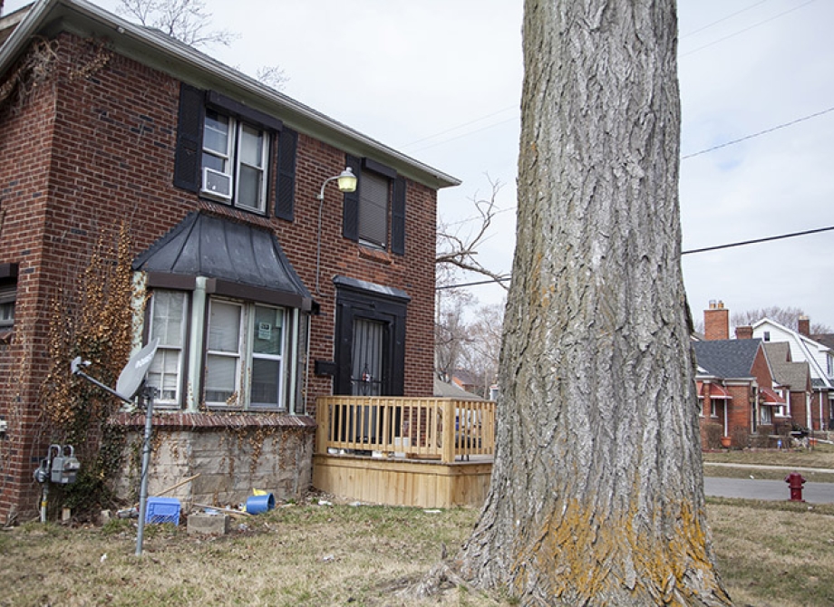 Darius' home in northwest Detroit