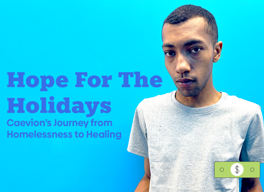 Hope for the Holidays; young man 