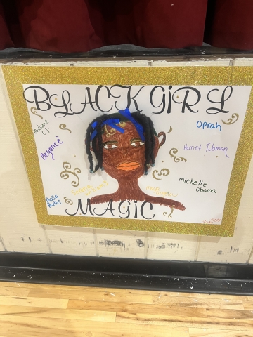 Black girl magic posterboard