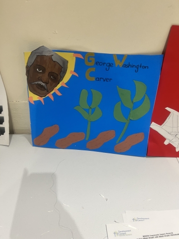 George Washington Carver posterboard